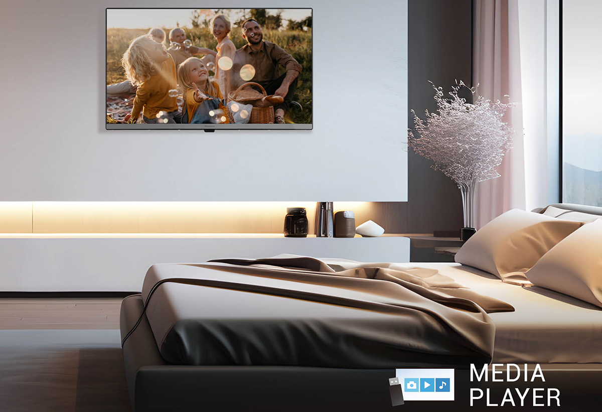 Απεικονίζεται Android TV.